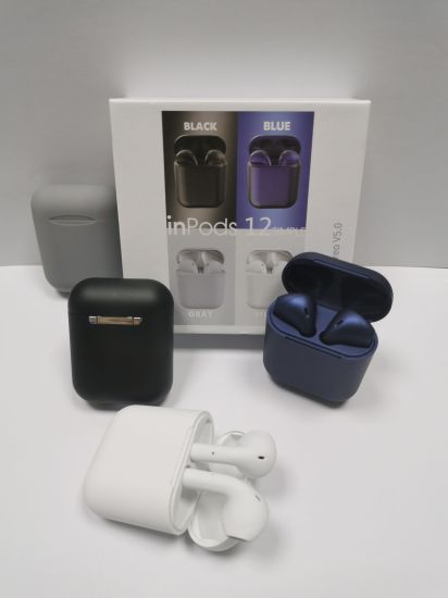 Matte Inpods 12 TWS i12 Airpods True Wireless Bluetooth Headset