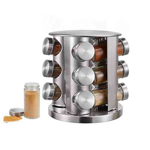 Stainless Steel Spice Rack 12pcs ShopHere